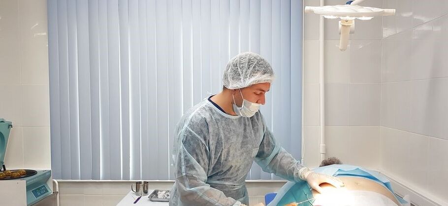 adipose tissue harvesting for SVF therapy of osteoarthritis of the knee joint