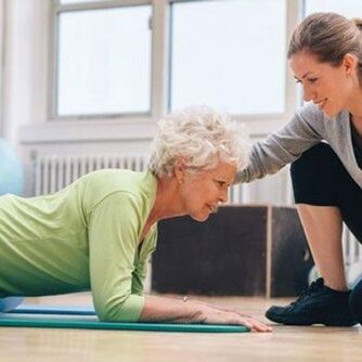 Physical therapy to relieve muscle tension in the cervical spine